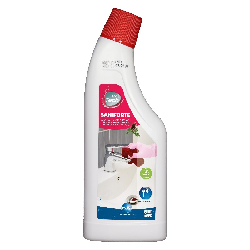 Poltech Saniforte - Ultra-starkes Entkalkungsgel - 750ml